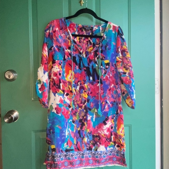 Feathers by Tolani size small beach dress or coverup - Picture 2 of 6